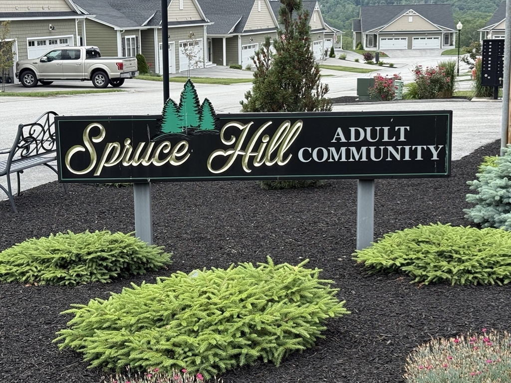 a view of a street sign