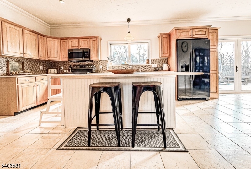 16 Gary Court Flanders, NJ 07836 - Photo 15 of 48 a kitchen with stainless steel appliances granite countertop a stove a sink and a refrigerator