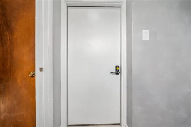 a door with a door
