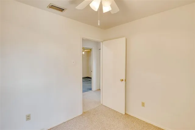 a backyard of a house