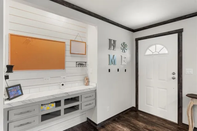 a view of cabinets with wooden floor and cabinet