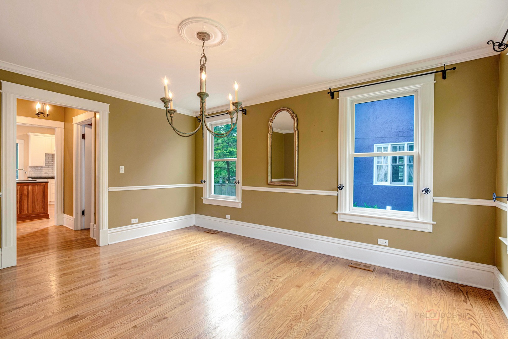 71 Washington Road Lake Forest, IL 60045 - Photo 15 of 39 a view of an empty room with wooden floor and a window