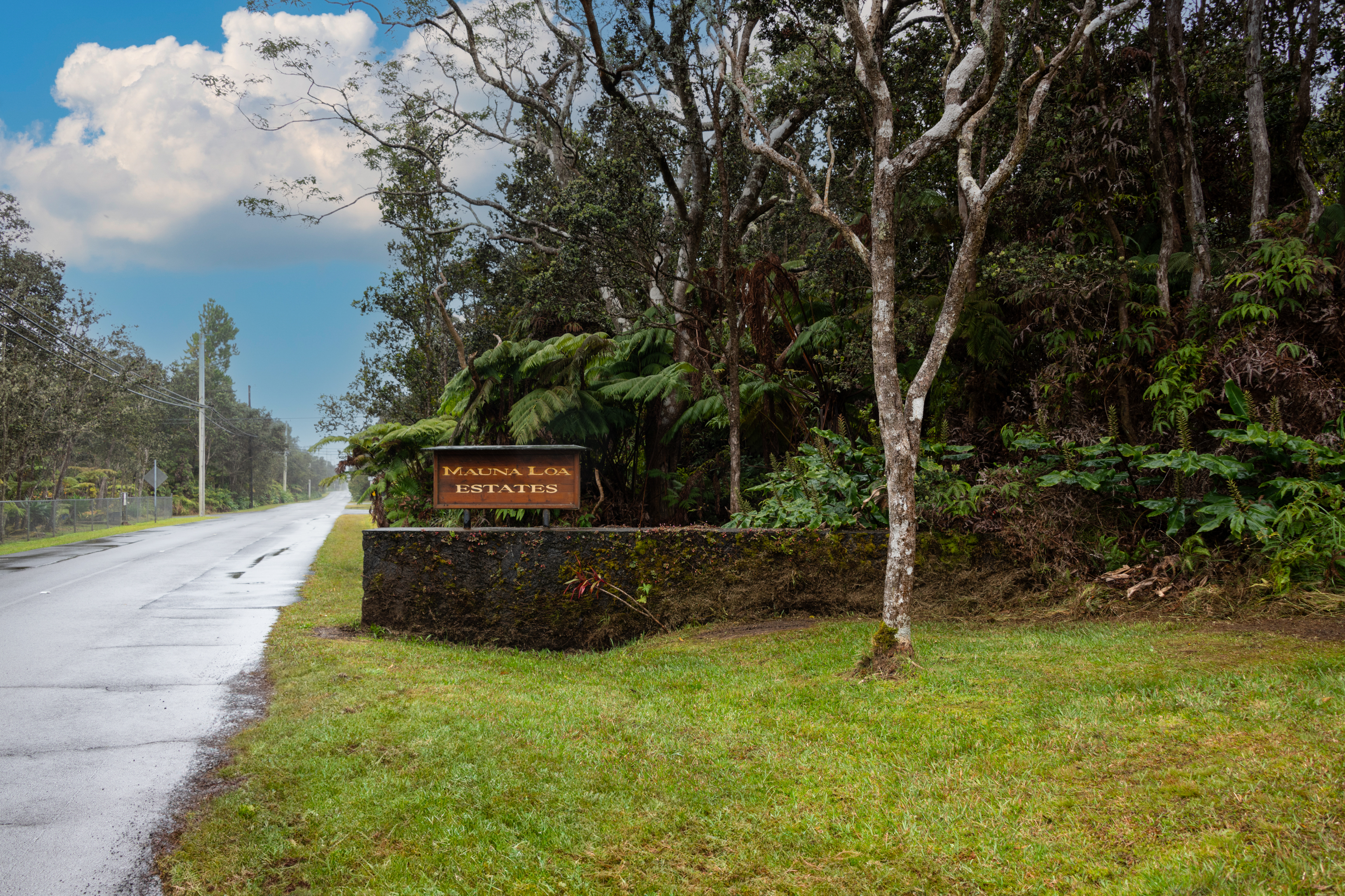 568 6th Street Volcano, HI 96785 - Photo 4 of 14 a front view of a house with a yard