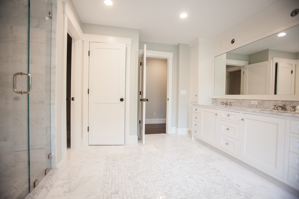 2 Cypress Road Wellesley, MA 02481 - Photo 19 of 22 a bathroom with a granite countertop sink mirror and