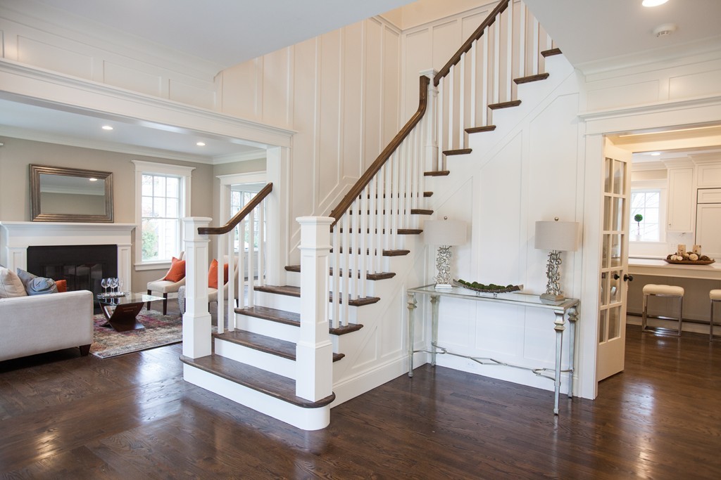 2 Cypress Road Wellesley, MA 02481 - Photo 3 of 22 a view of entryway livingroom and hall with wooden floor