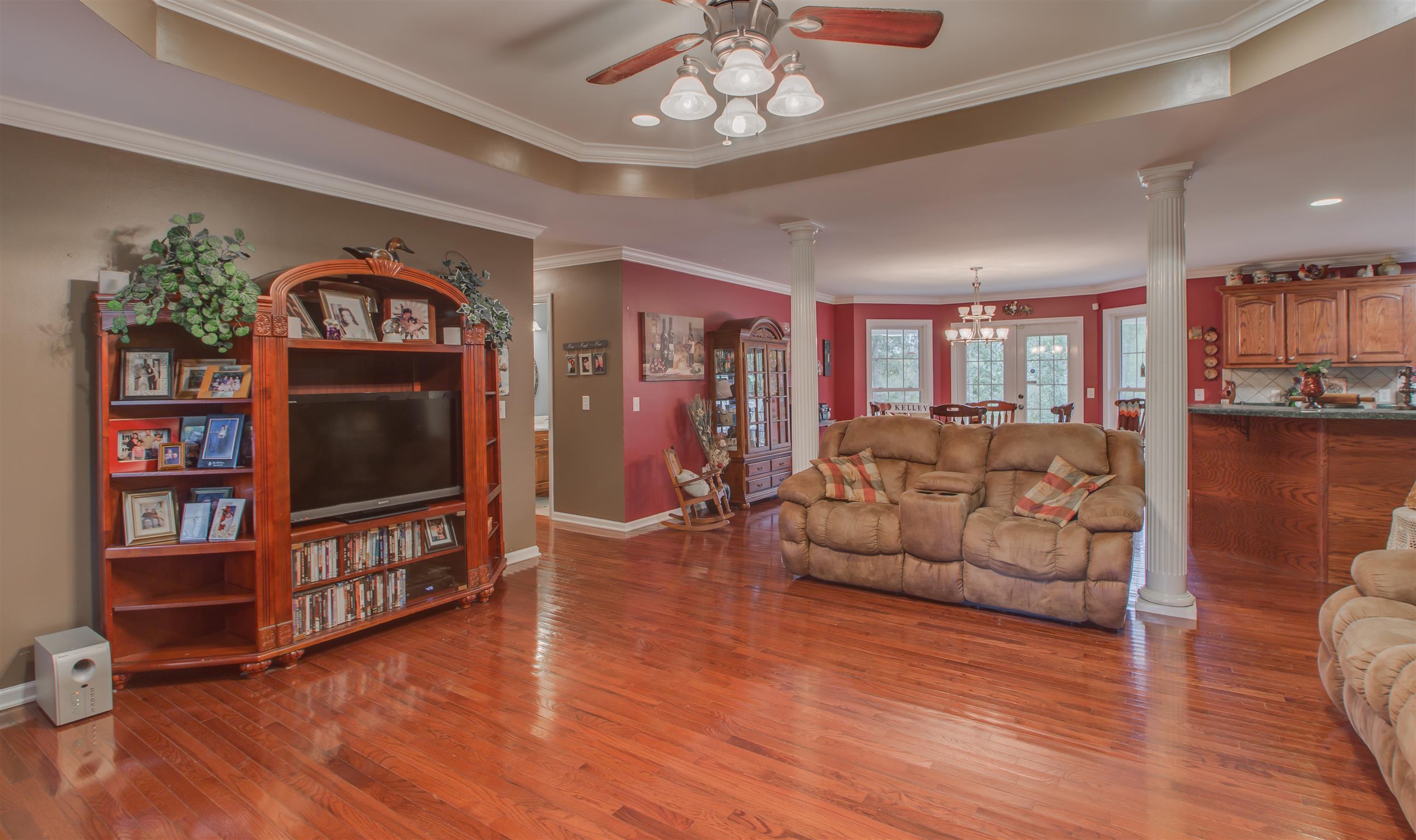 2943 Robert Skelley Road Columbia, TN 38401 - Photo 7 of 30 a living room with furniture and a flat screen tv
