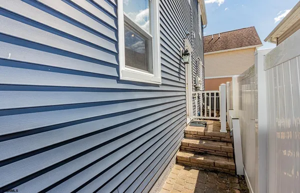 a view of a house with a stairs