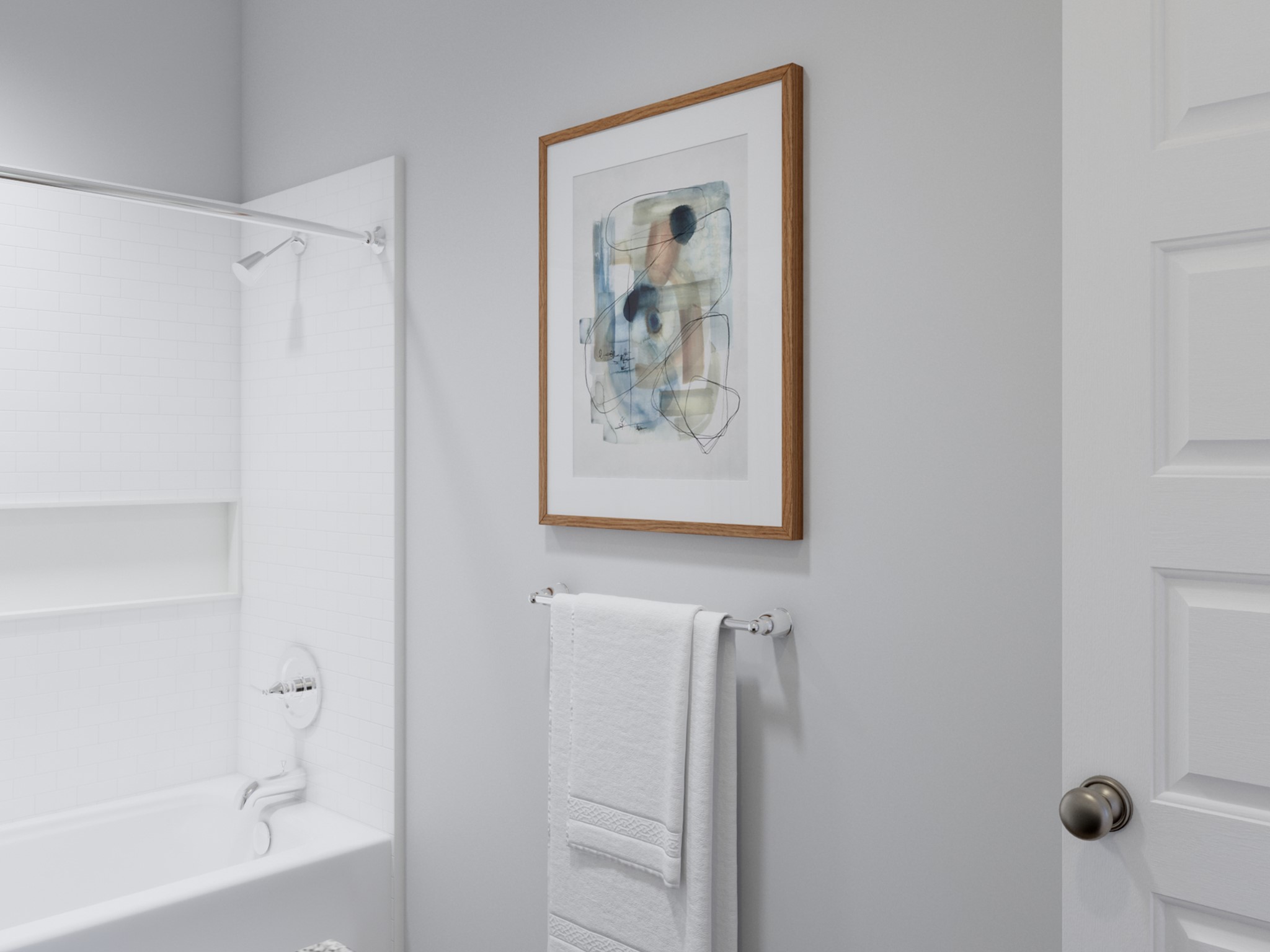 13639 Kit Run Splendora, TX 77372 - Photo 22 of 34 a bathroom with a shower and a bath tub