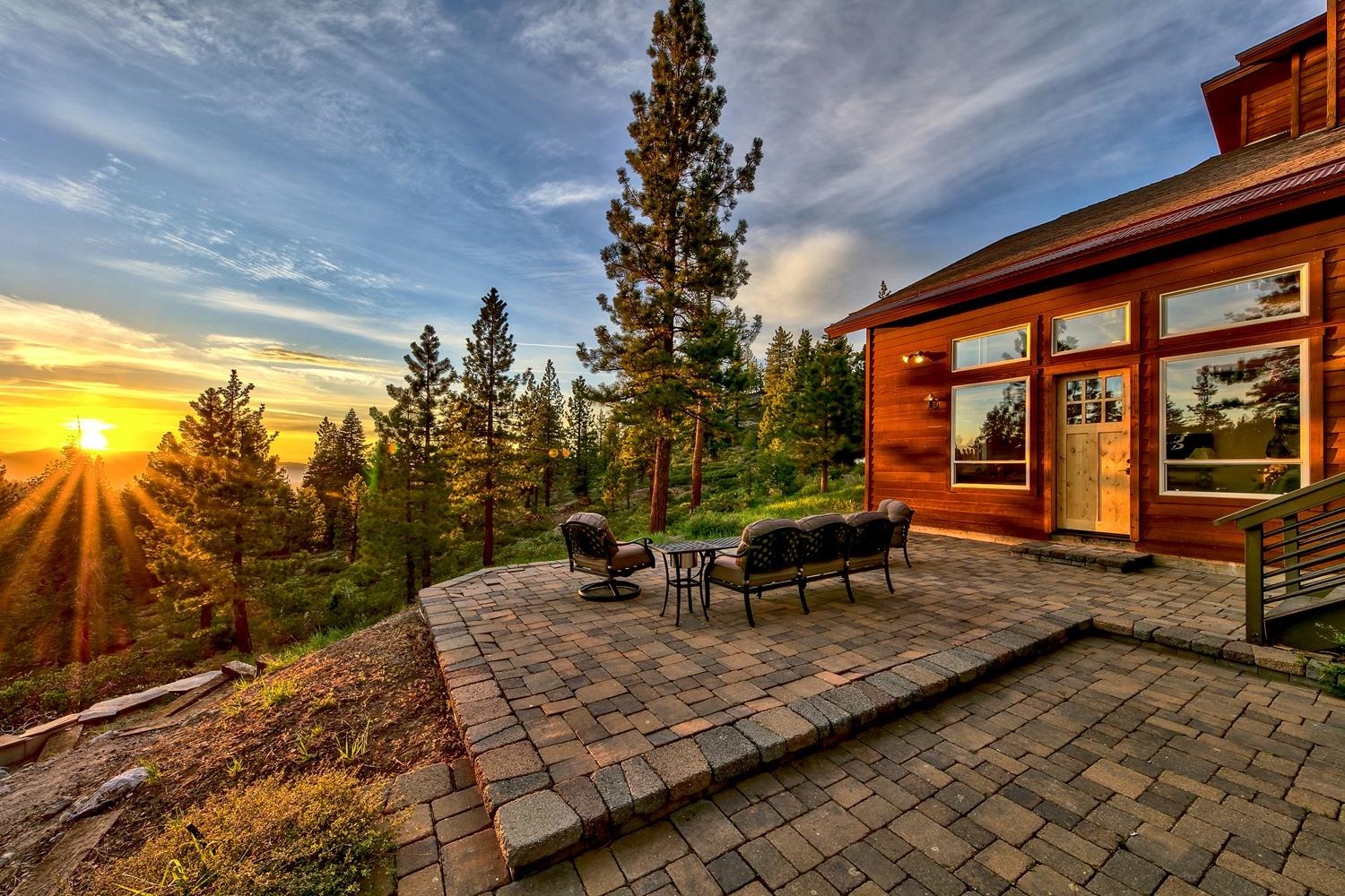 16125 Martis Peak Road Truckee, CA 96161 - Photo 2 of 21 a view of a house with backyard and sitting area