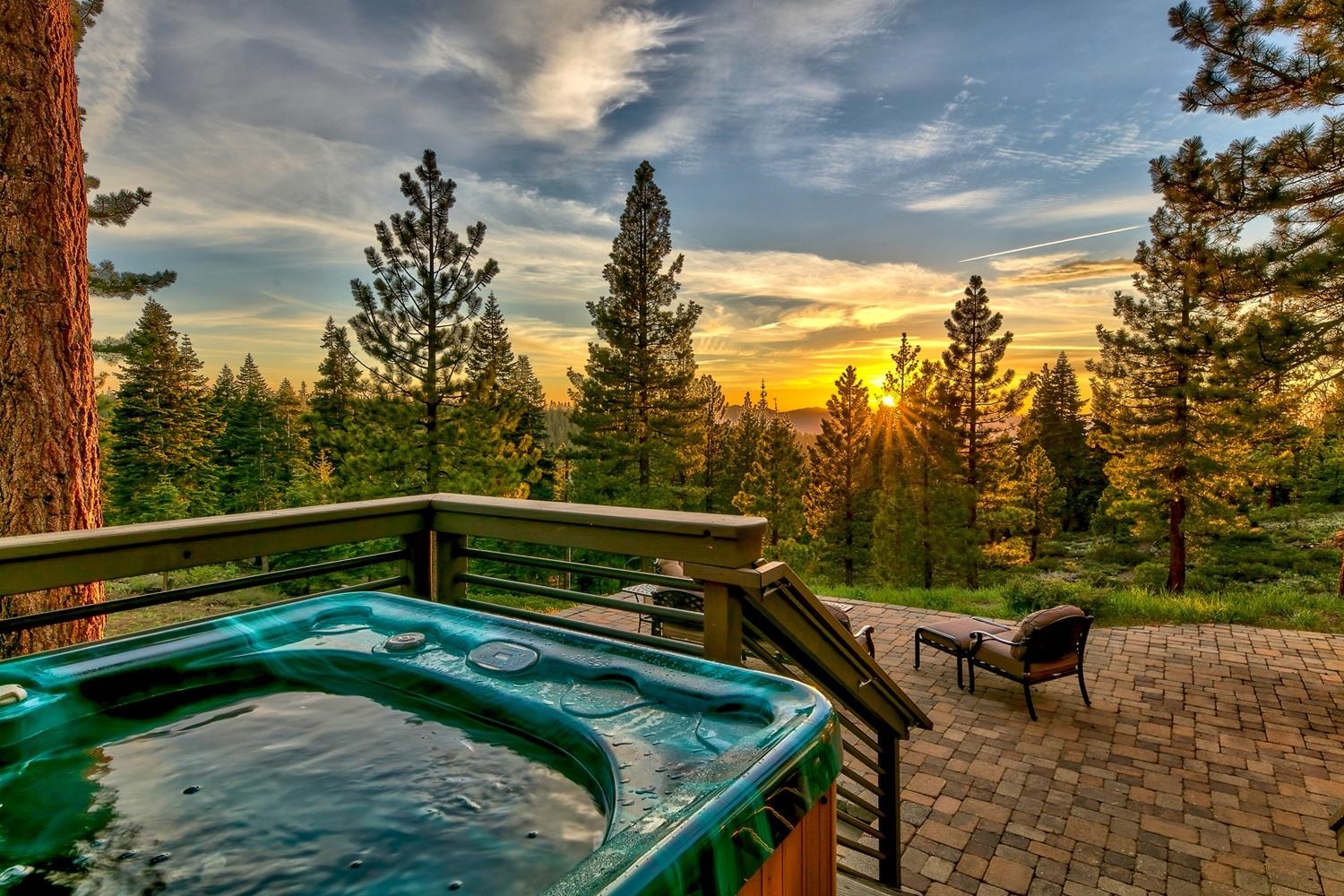 16125 Martis Peak Road Truckee, CA 96161 - Photo 3 of 21 a view of outdoor space with garden and outdoor seating