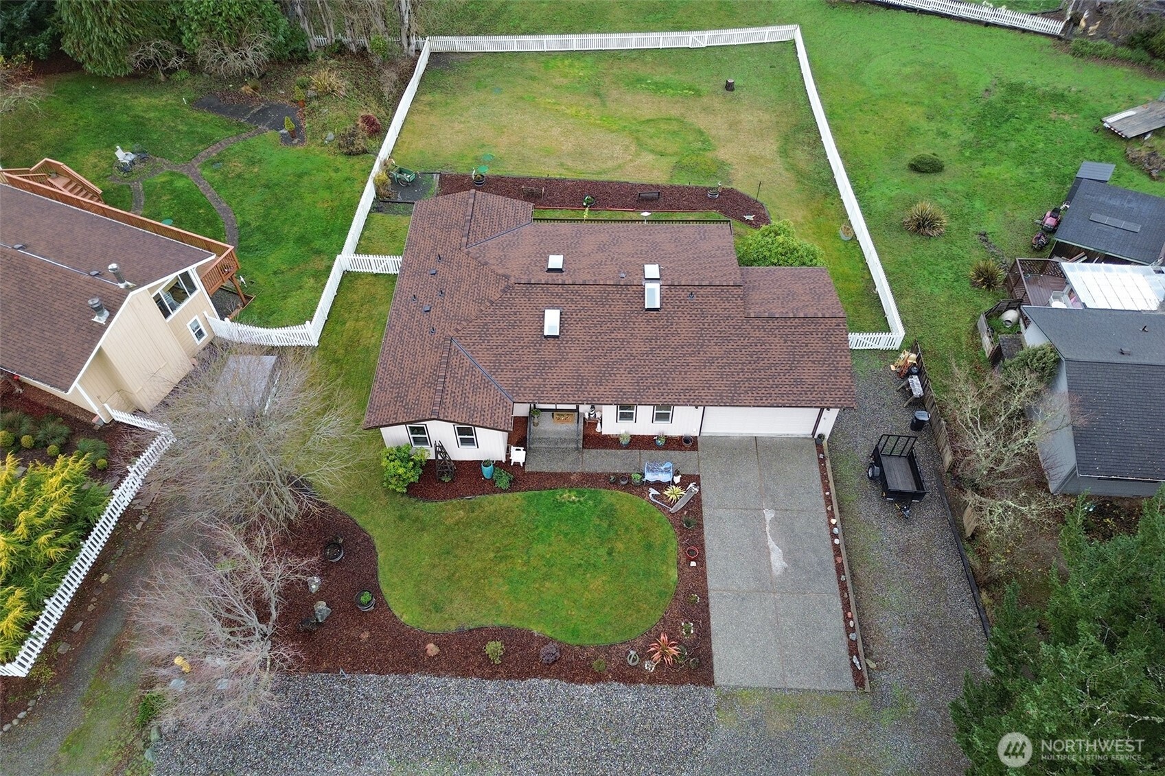 440 West Nelson Road Sequim, WA 98382 - Photo 36 of 39 an aerial view of a house