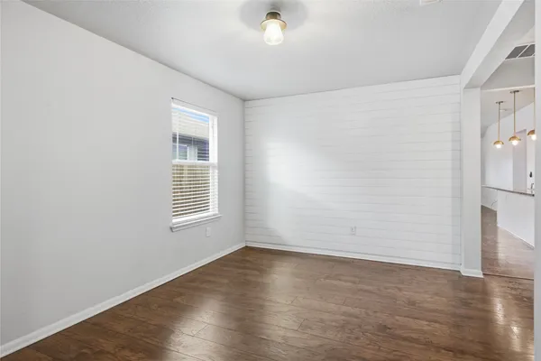 wooden floor in an empty room