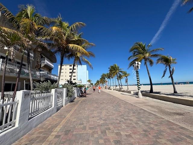 777 South Surf Road, Unit C Hollywood, FL 33019 - Photo 6 of 23 NORTH VIEW, QUIET END OF BEACH