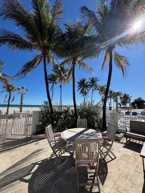 777 South Surf Road, Unit C Hollywood, FL 33019 - Photo 7 of 23 TRANQUIL OCEANFRONT PATIO