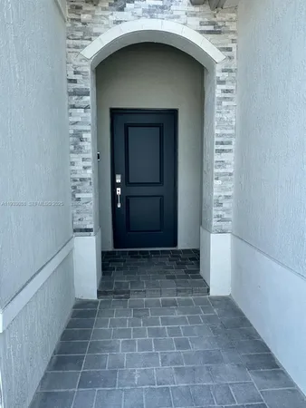 a view of a hallway in a house