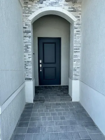 a view of a hallway in a house
