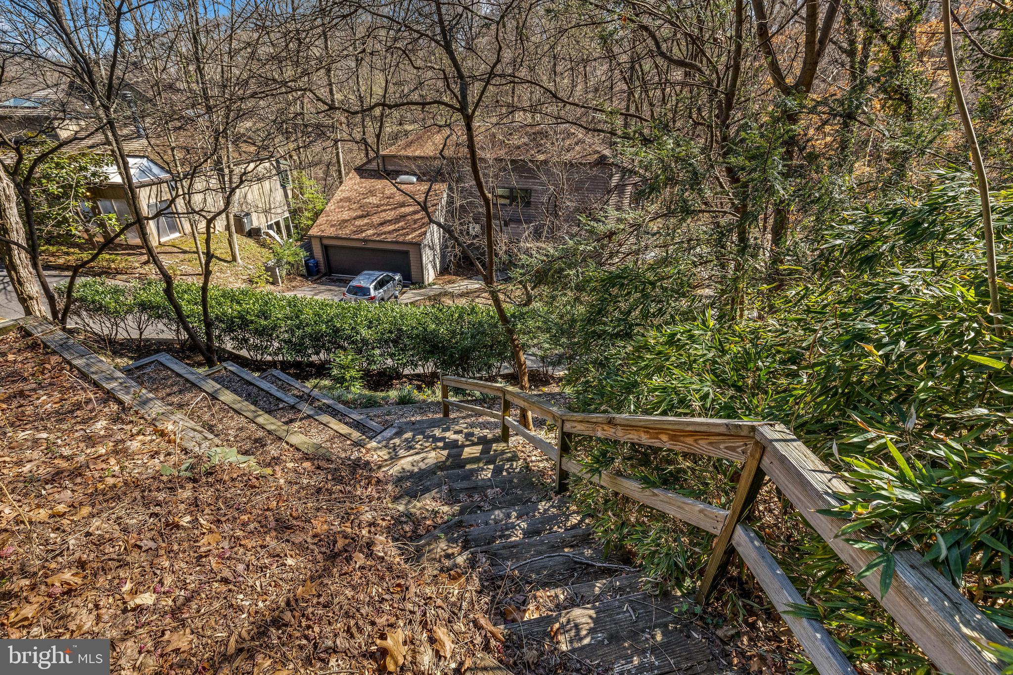 2609 Klingle Road Northwest Washington, DC 20008 - Photo 40 of 41 a backyard of a house with lots of green space