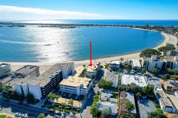 a view of lake and mountain