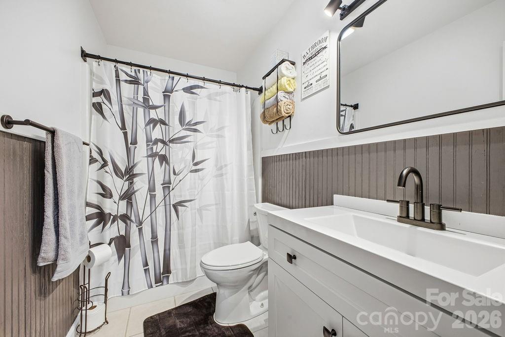 1113 Brookside Camp Road Hendersonville, NC 28792 - Photo 15 of 20 a bathroom with a sink toilet and shower