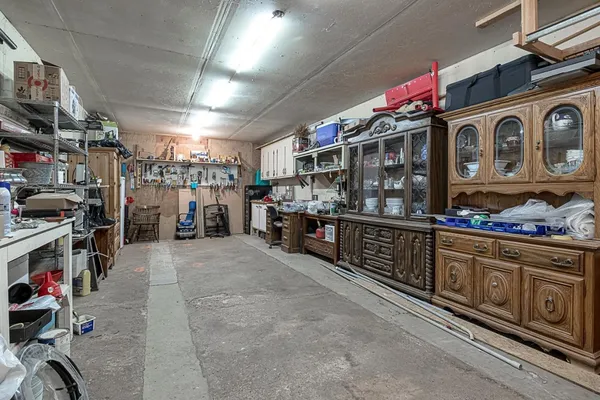 a view of a storage area
