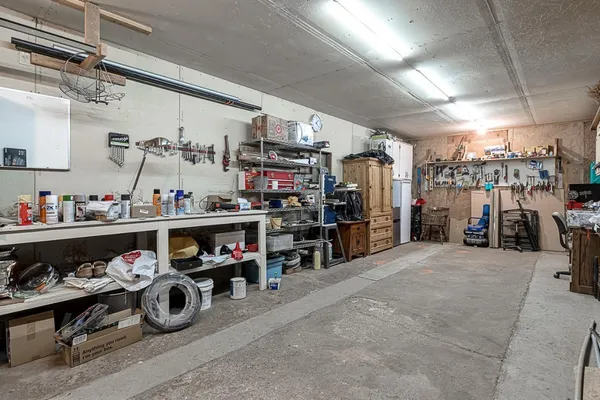 a view of storage and utility room