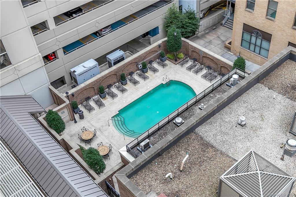 230 South Tryon Street, Unit 703 Charlotte, NC 28202 - Photo 15 of 22 a view of a balcony with chairs