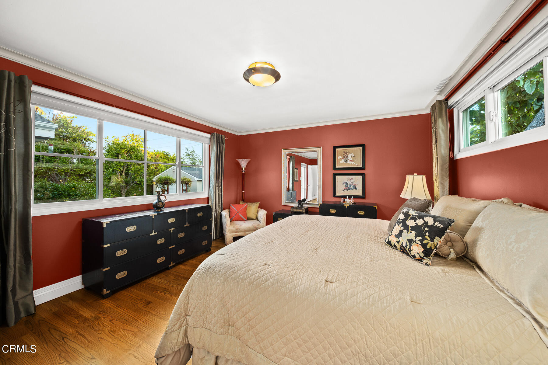 3780 Fairmeade Road Pasadena, CA 91107 - Photo 31 of 73 a bedroom with a bed and a large window
