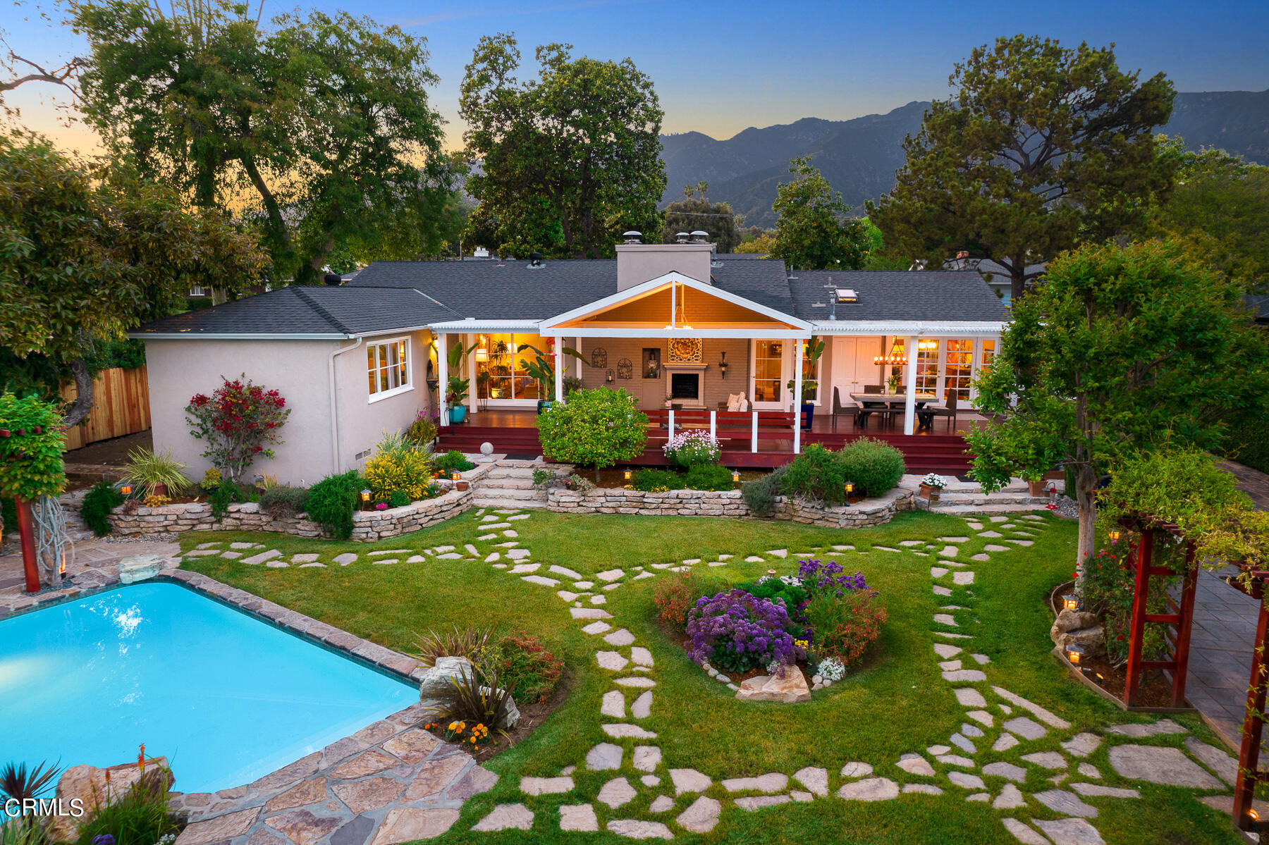 3780 Fairmeade Road Pasadena, CA 91107 - Photo 44 of 73 a view of a house with a yard and garden