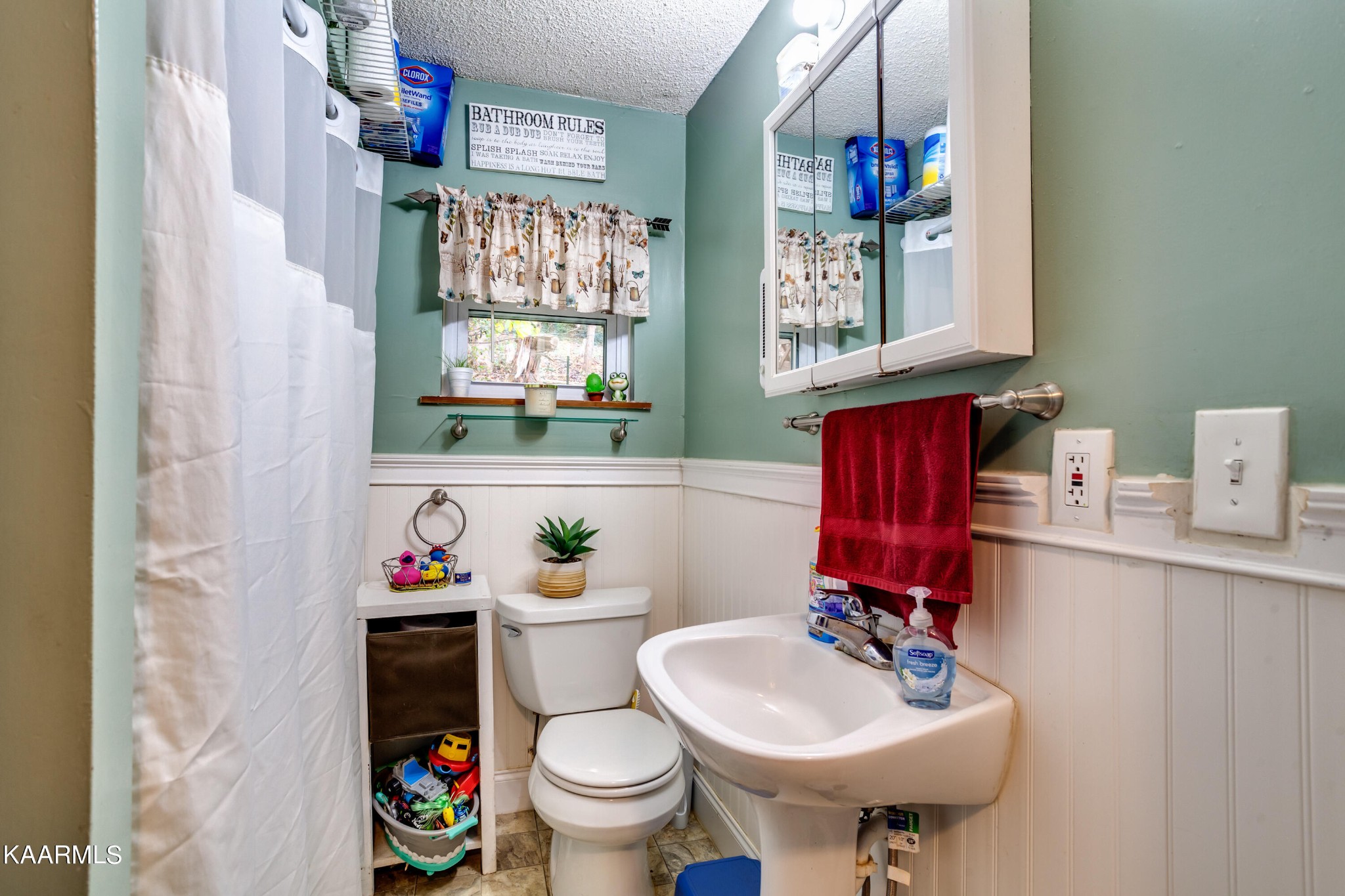 2018 Rhea Road Knoxville, TN 37920 - Photo 15 of 28 a bathroom with a sink toilet and a mirror