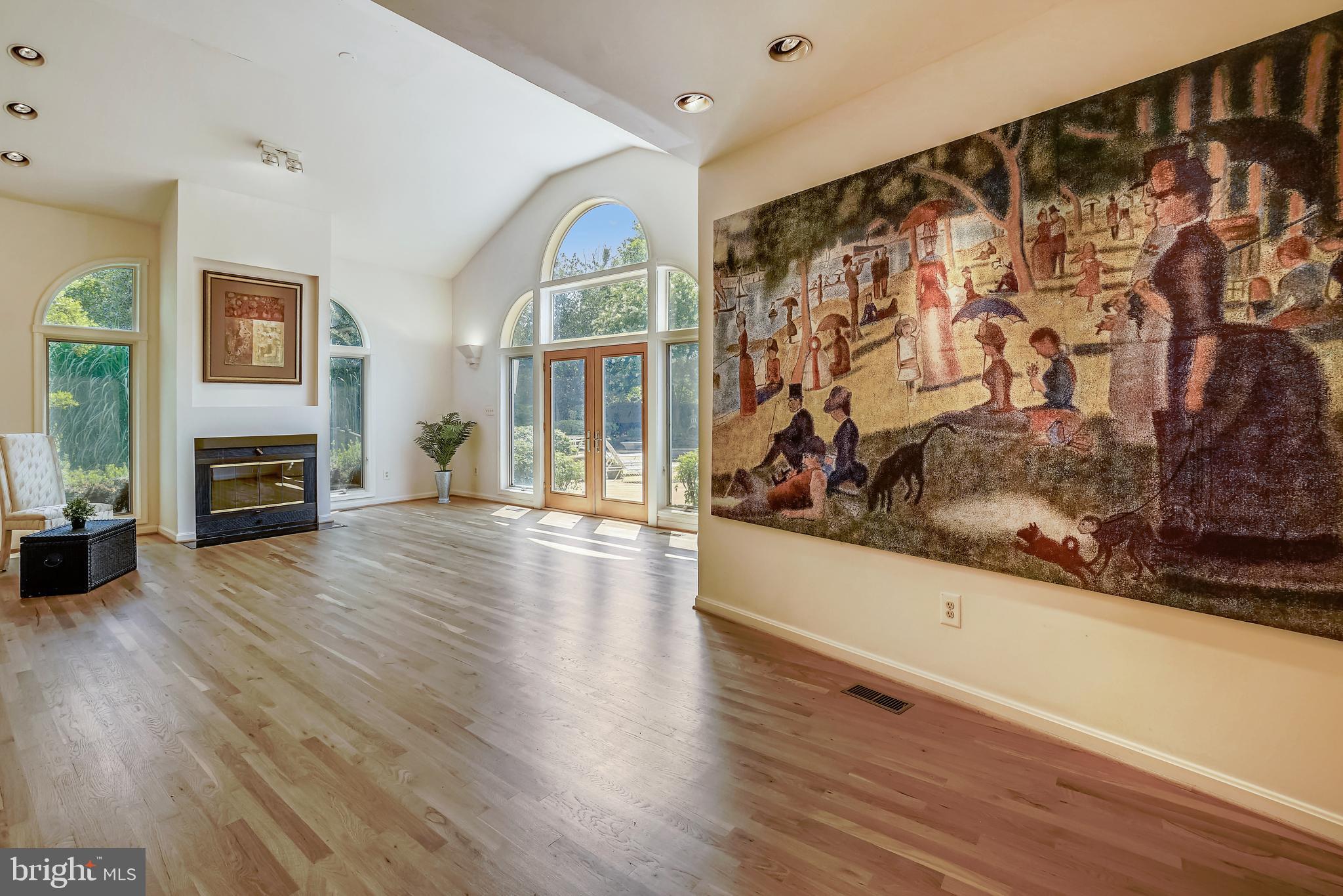 10709 Vista Road Columbia, MD 21044 - Photo 14 of 59 REFINISHED H/W FLOORS & OVERSIZED ARCH WINDOWS