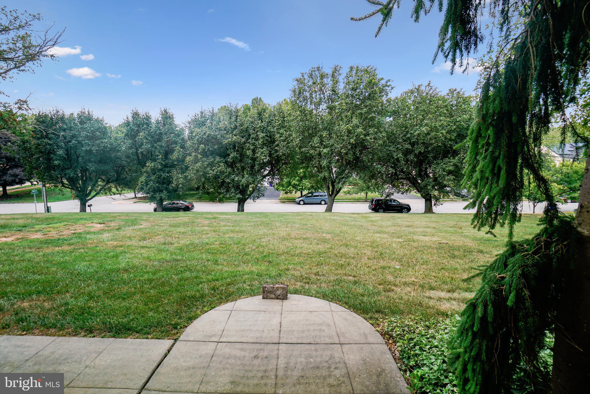 10709 Vista Road Columbia, MD 21044 - Photo 3 of 59 VIEW FROM FRONT DOOR OF EXPANSIVE LOT