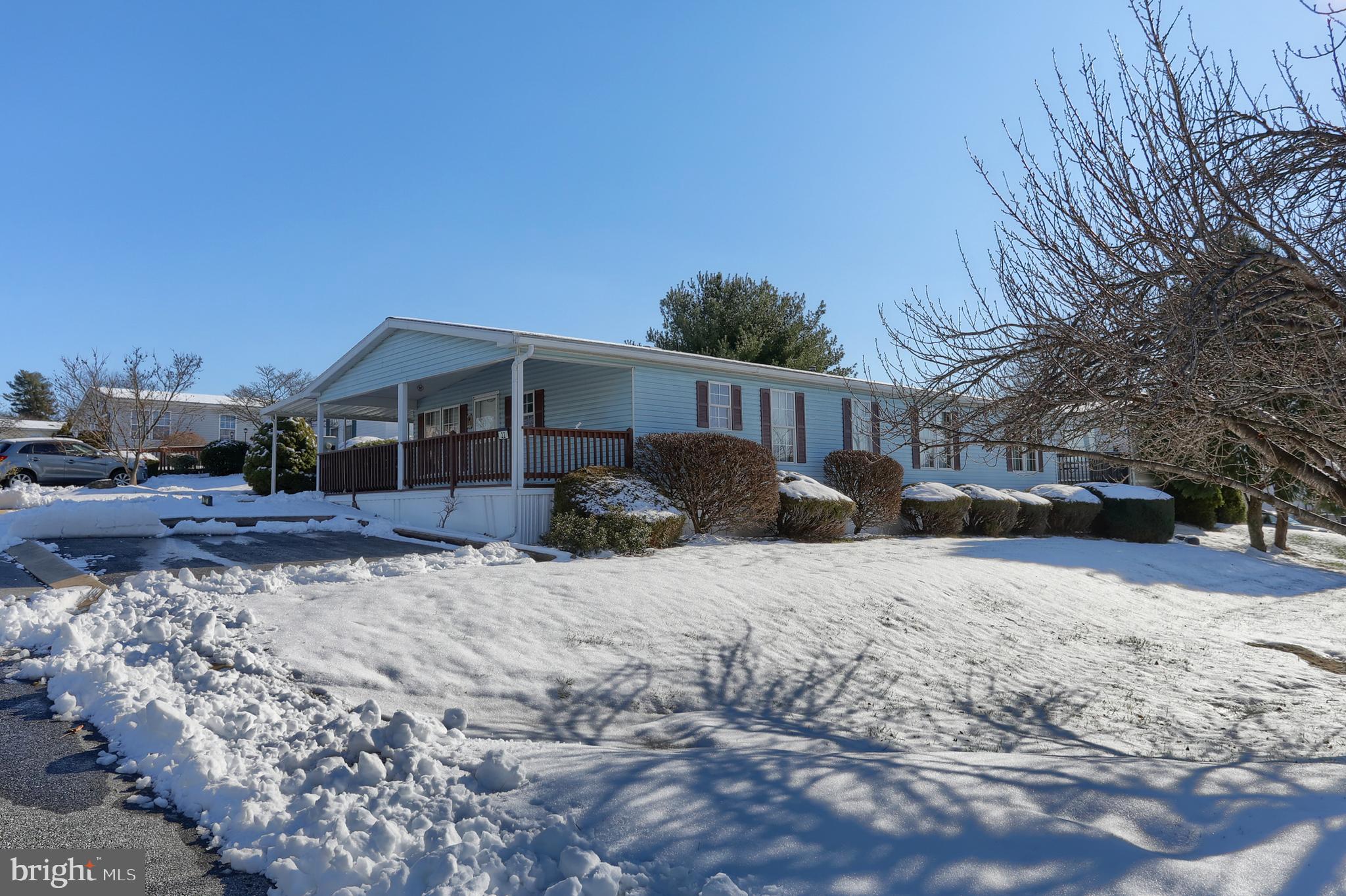 22 Elizabeth Avenue Lebanon, PA 17042 - Photo 28 of 28 a front view of a house with a yard covered in snow