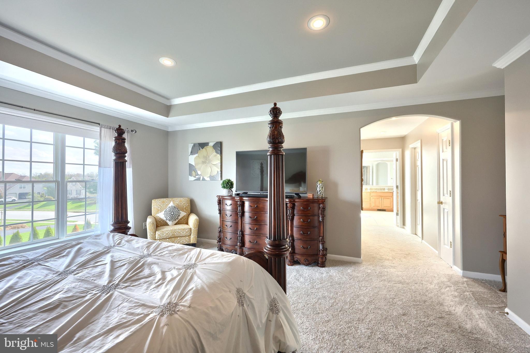 2119 Bernays Drive York, PA 17404 - Photo 50 of 72 a bedroom with a bed and a large window