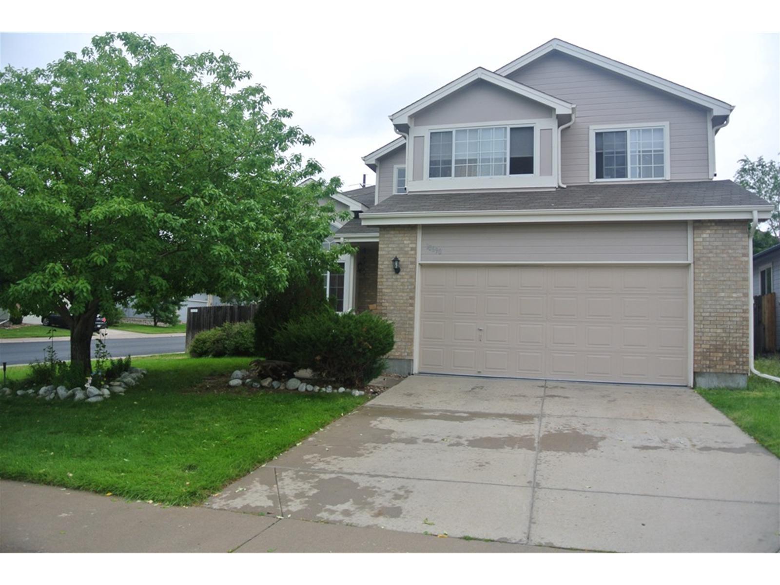 a house view with a garden space