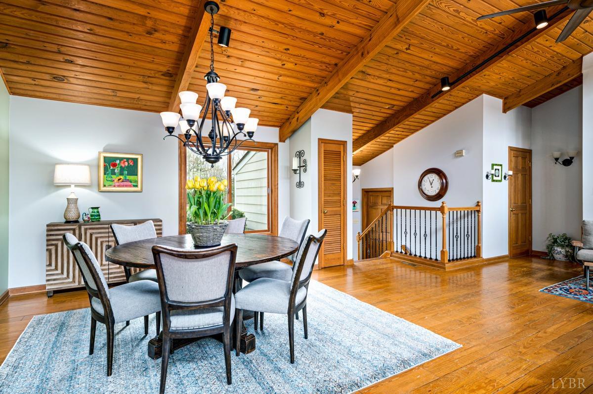 1302 Little Dogwood Road Spout Spring, VA 24593 - Photo 8 of 72 Large dining room open to living area