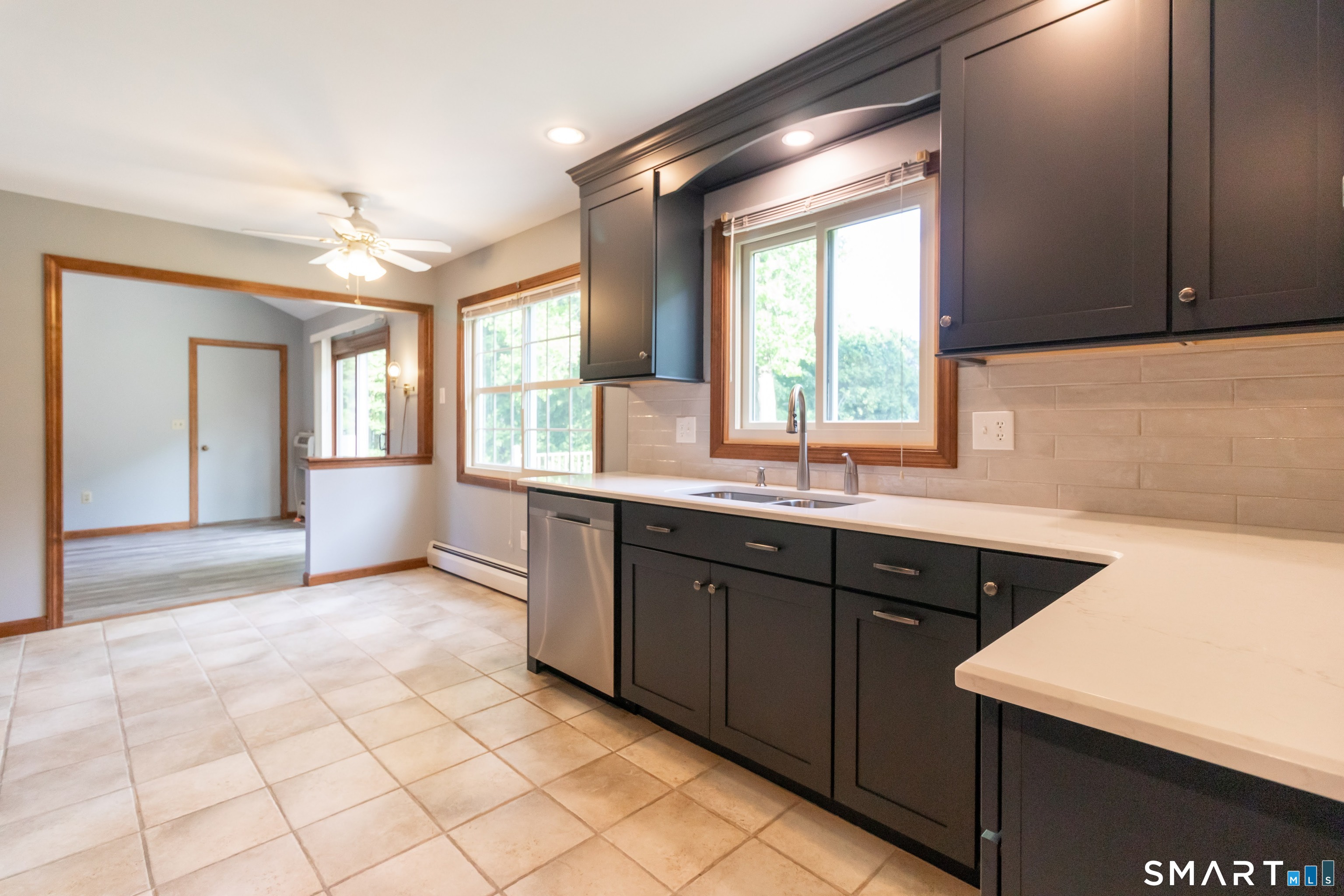 15 Kennedy Road Windsor, CT 06095 - Photo 10 of 40 Kitchen open to family room