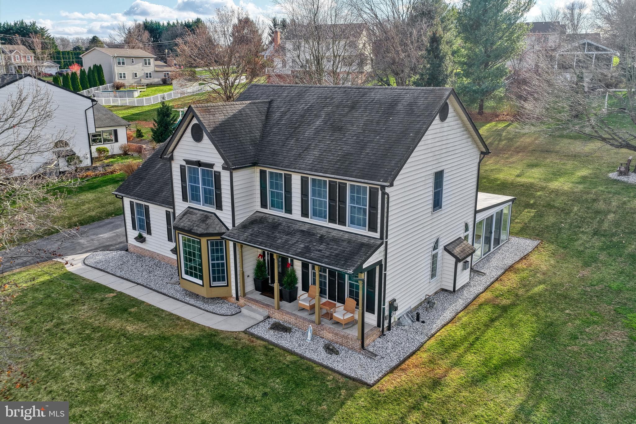 14 Kratz Road Shrewsbury, PA 17361 - Photo 120 of 137 a aerial view of a house with a yard