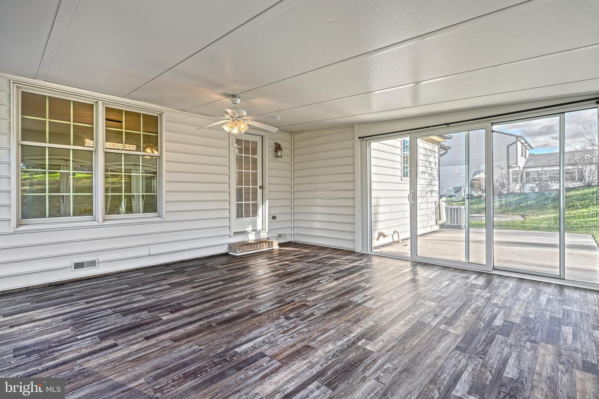14 Kratz Road Shrewsbury, PA 17361 - Photo 55 of 137 a view of empty room with wooden floor and fan