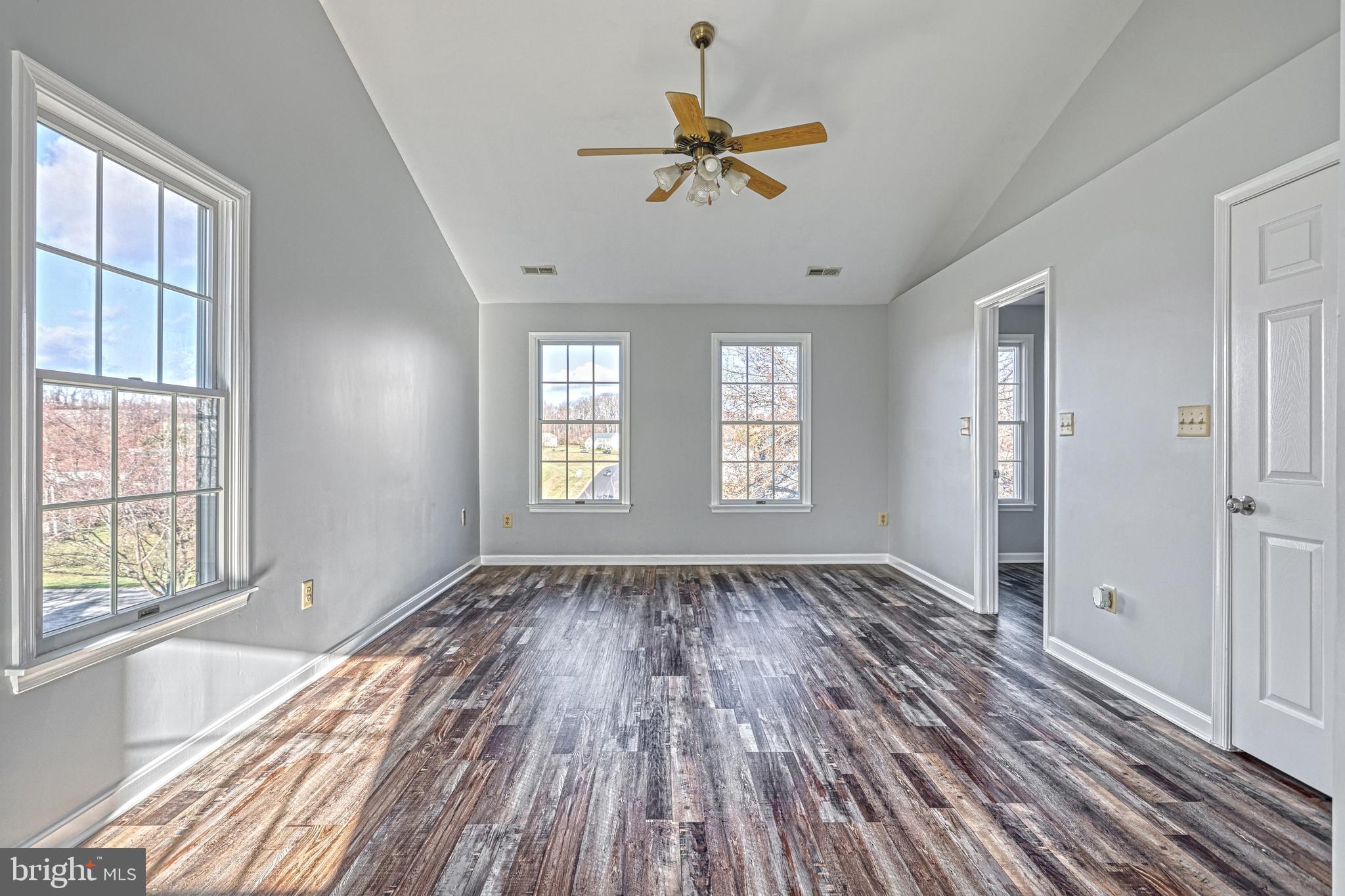 14 Kratz Road Shrewsbury, PA 17361 - Photo 77 of 137 a view of an empty room with wooden floor and a window