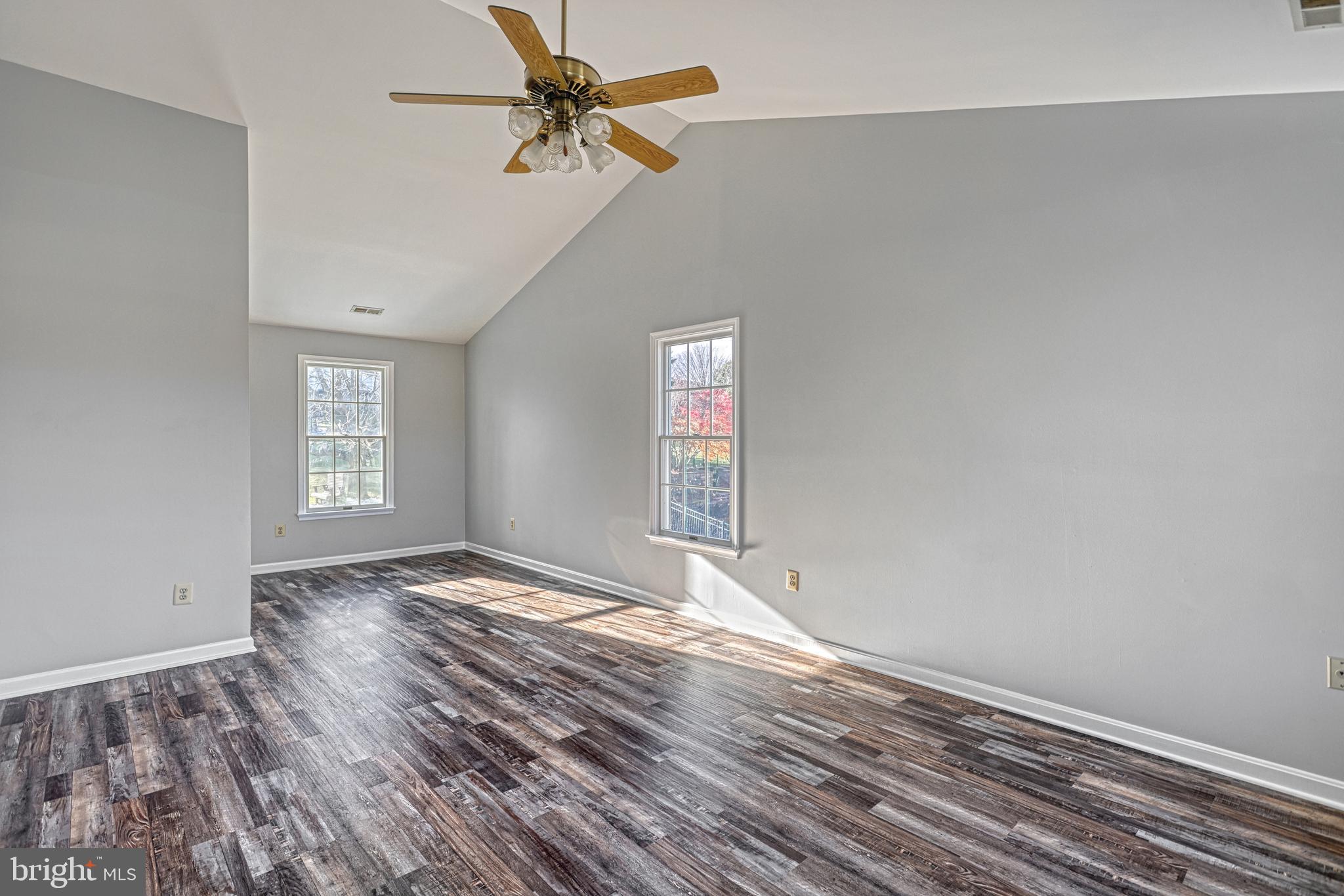 14 Kratz Road Shrewsbury, PA 17361 - Photo 80 of 137 a view of empty room with wooden floor and fan