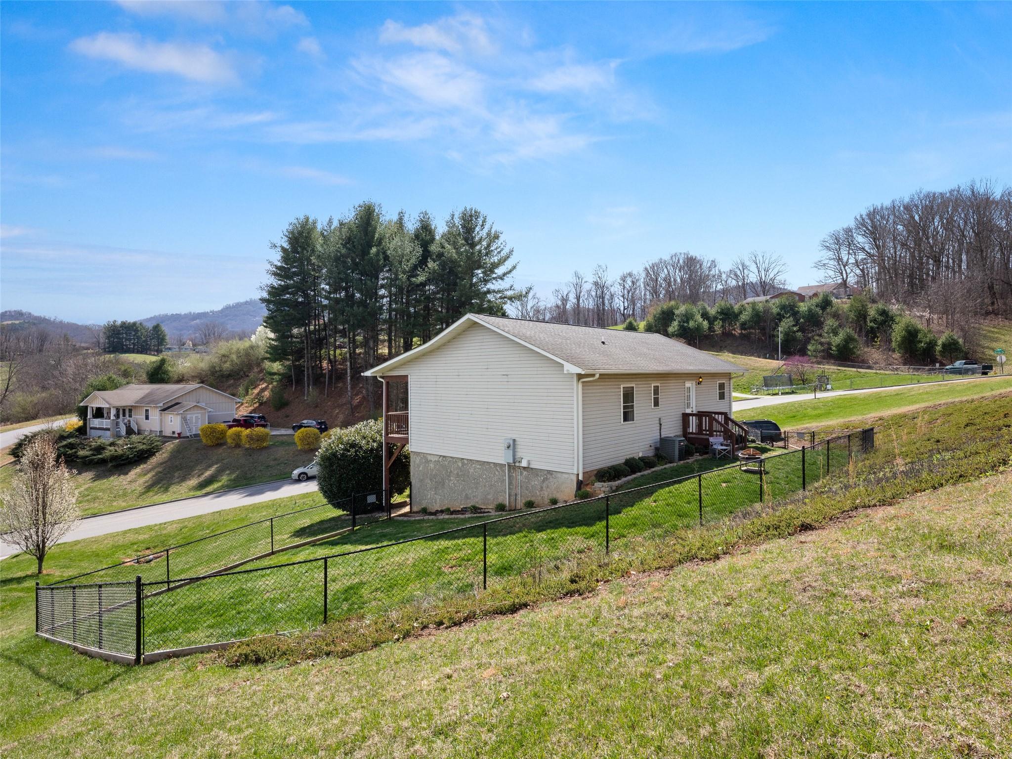 150 Barefoot Ridge Clyde, NC 28721 - Photo 23 of 27 a view of a house with backyard