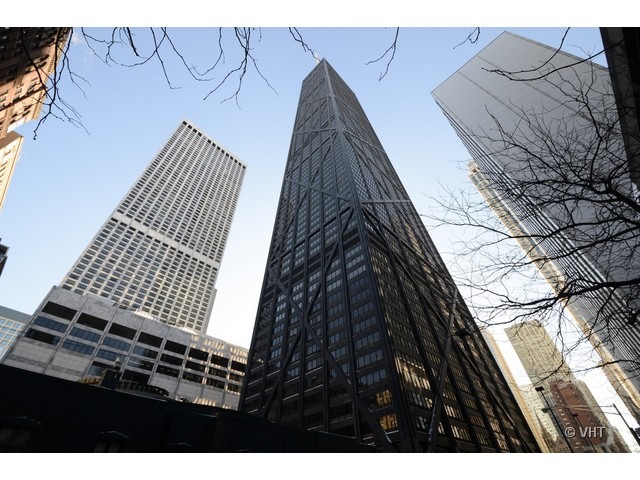 a view of a black gate