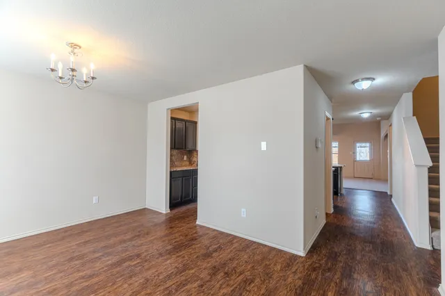 wooden floor in an empty room