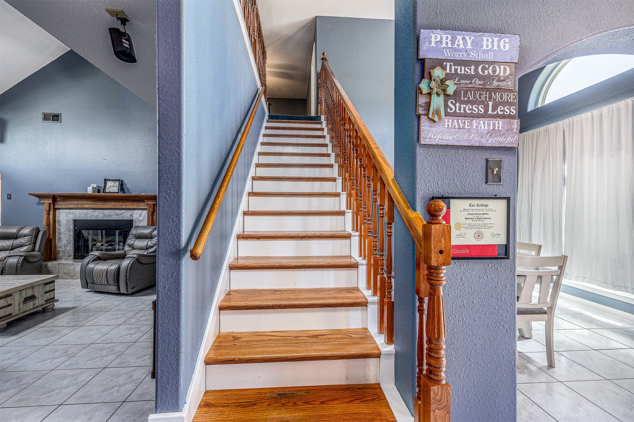 6534 FM 3180 Road Baytown, TX 77523 - Photo 11 of 34 stairs to second floor