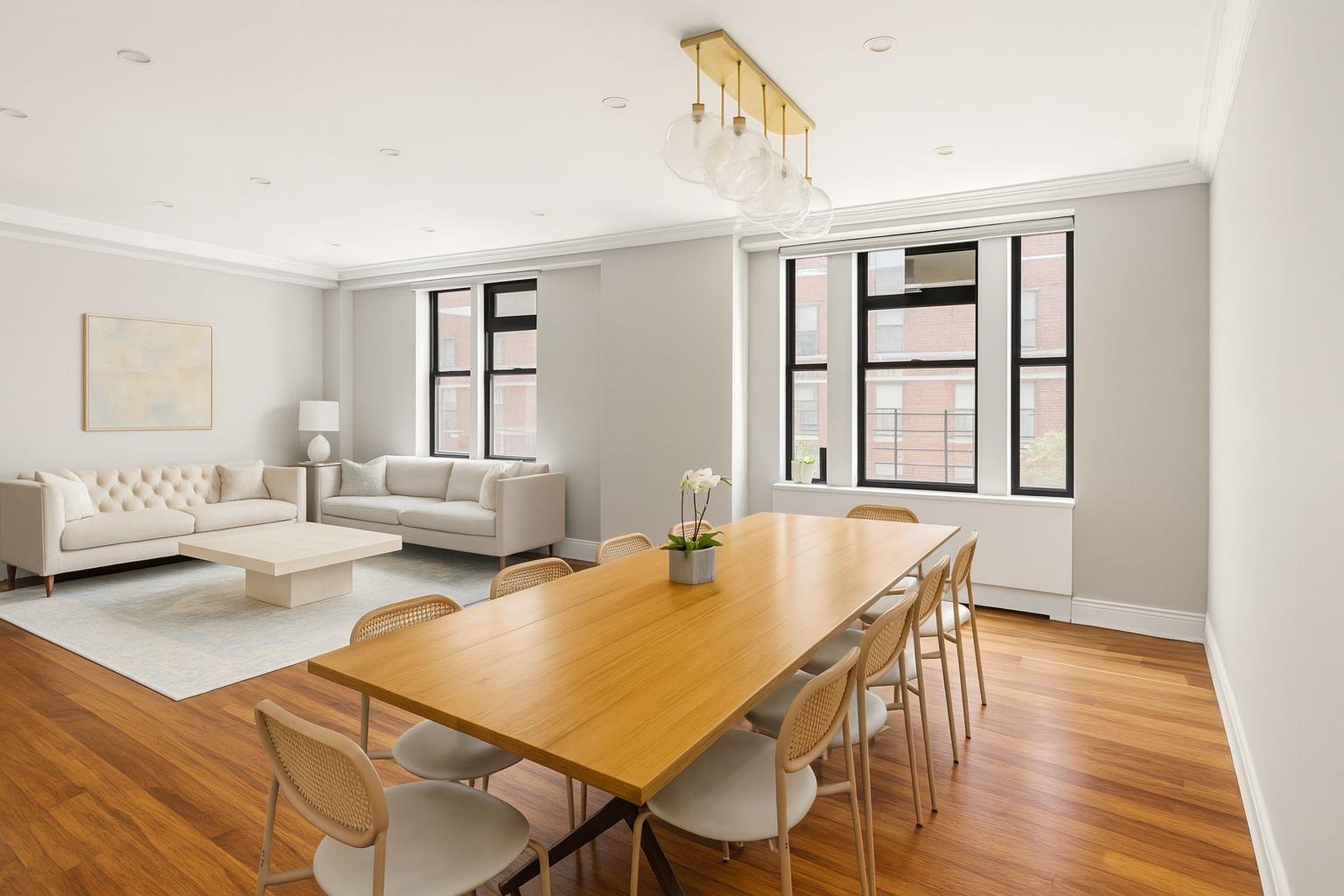 219 West 81st Street, Unit 4A Manhattan, NY 10024 - Photo 4 of 21 a living room with furniture and wooden floor