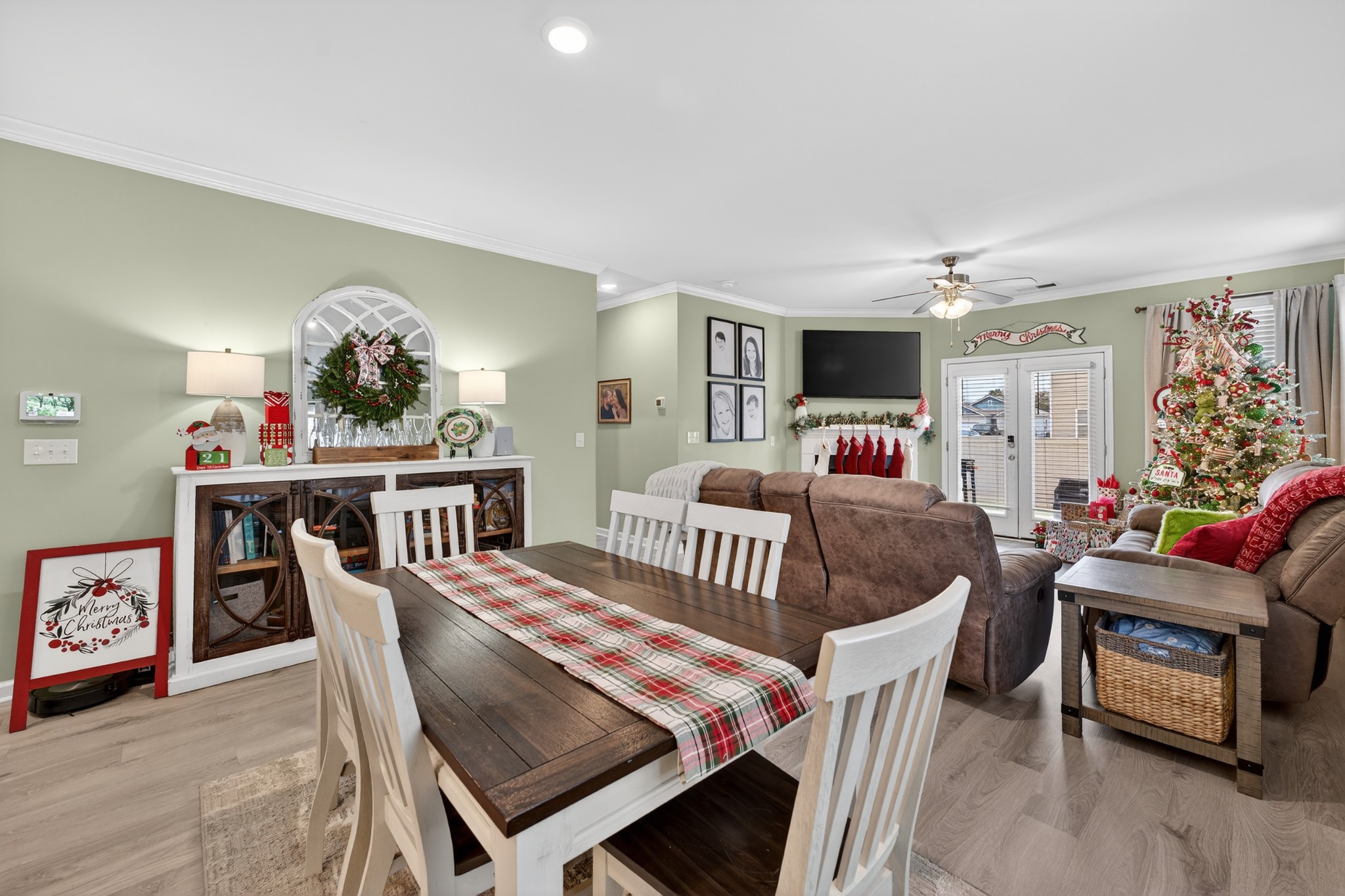 306 William Dylan Drive Murfreesboro, TN 37129 - Photo 11 of 47 a living room with furniture a flat screen tv and a table