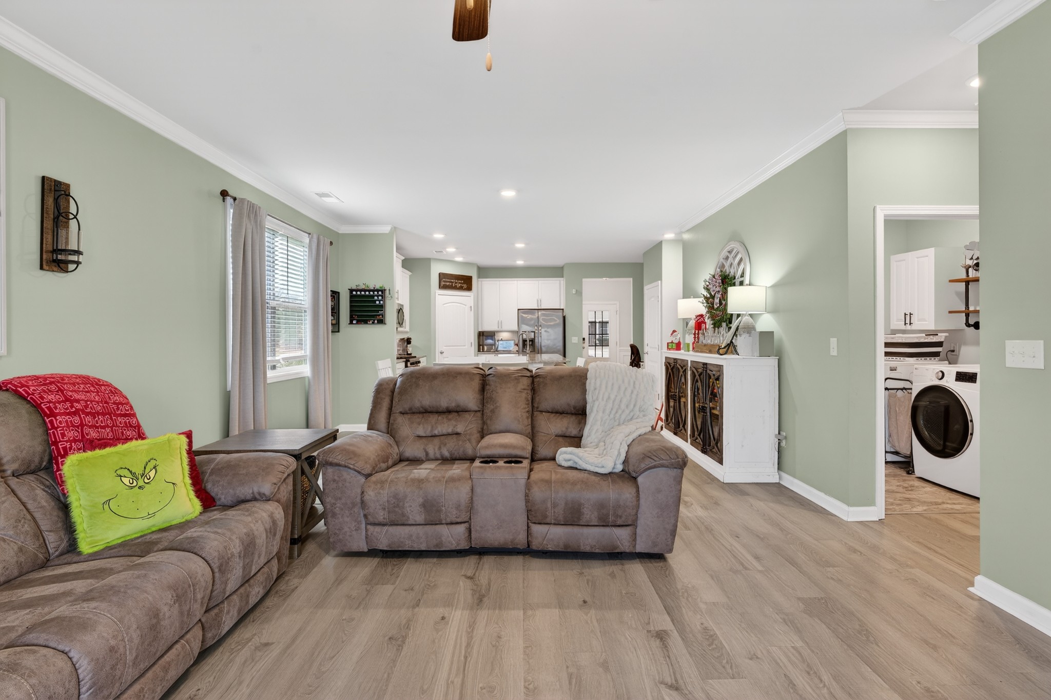 306 William Dylan Drive Murfreesboro, TN 37129 - Photo 16 of 47 a living room with furniture and a wooden floor