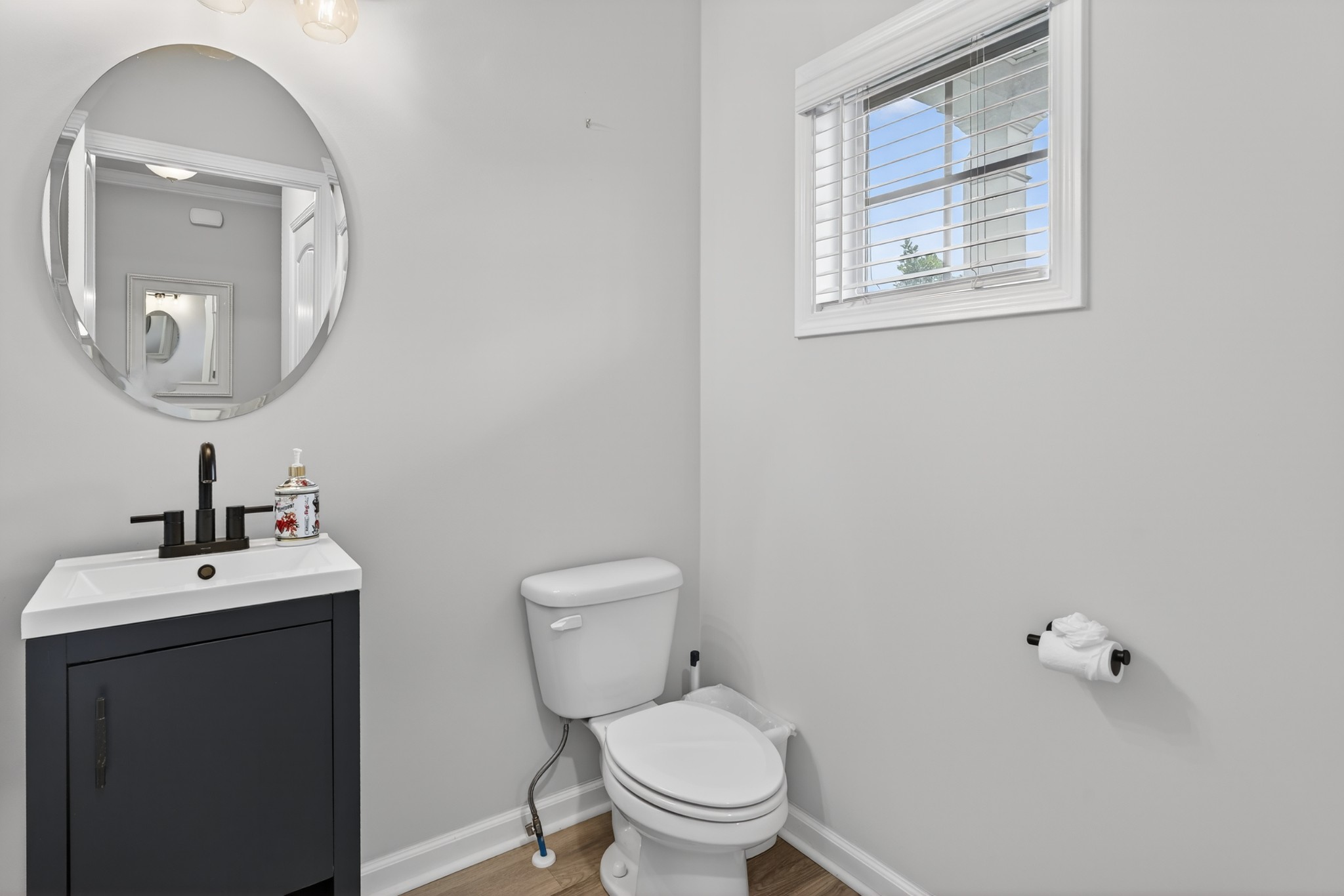 306 William Dylan Drive Murfreesboro, TN 37129 - Photo 6 of 47 a bathroom with a toilet a sink and mirror