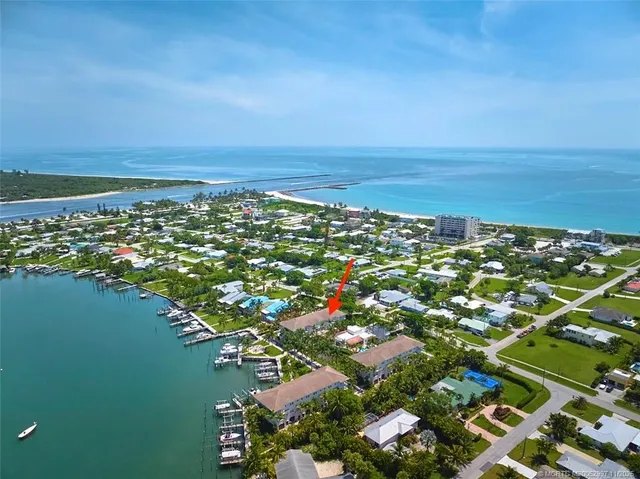 a view of city and ocean