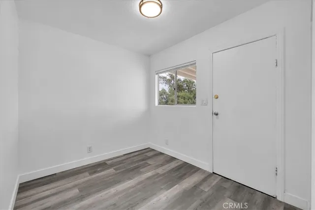 a view of a interior of the house with a yard